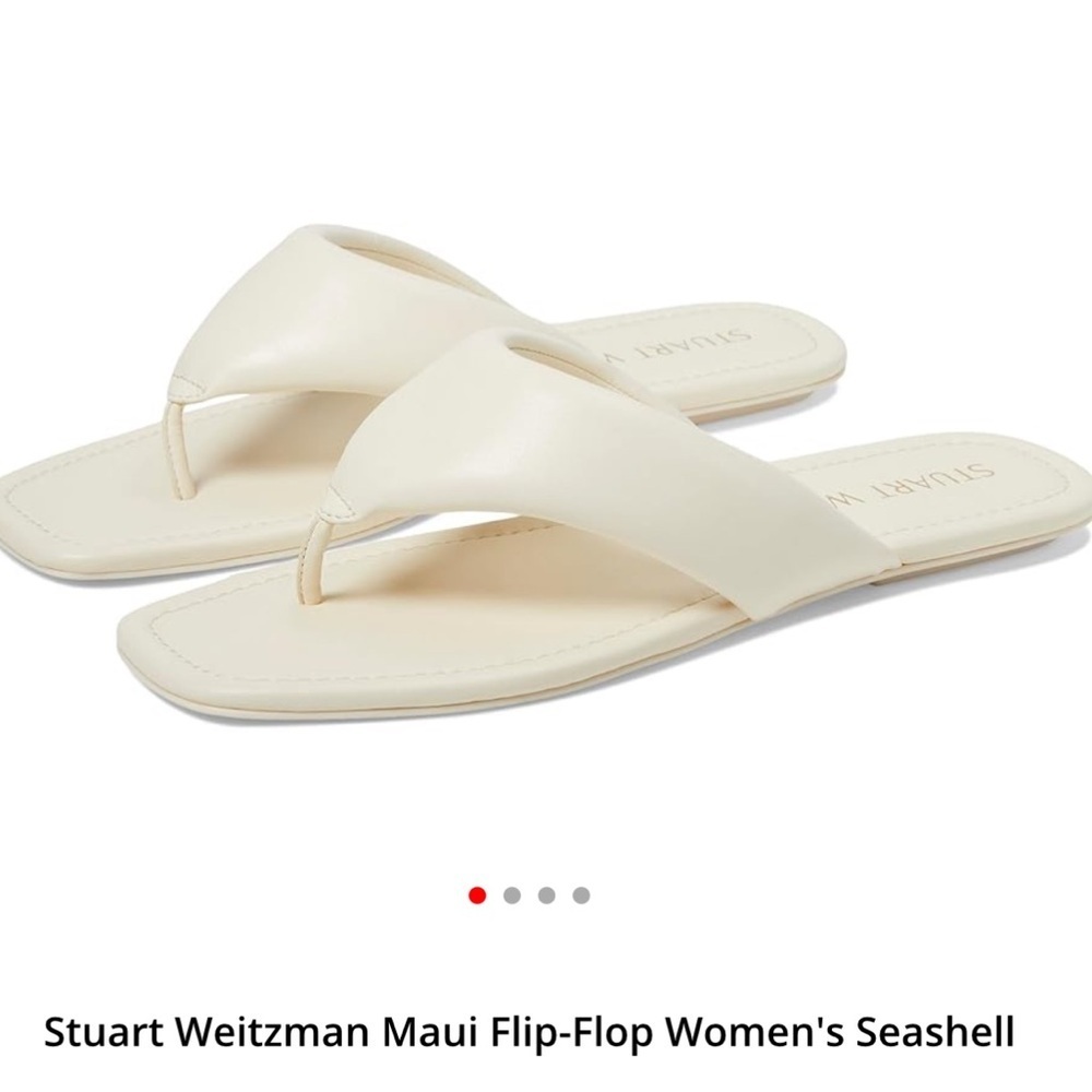 Stuart Weitzman Maui Slip On Flip Flop Sandals. NWT